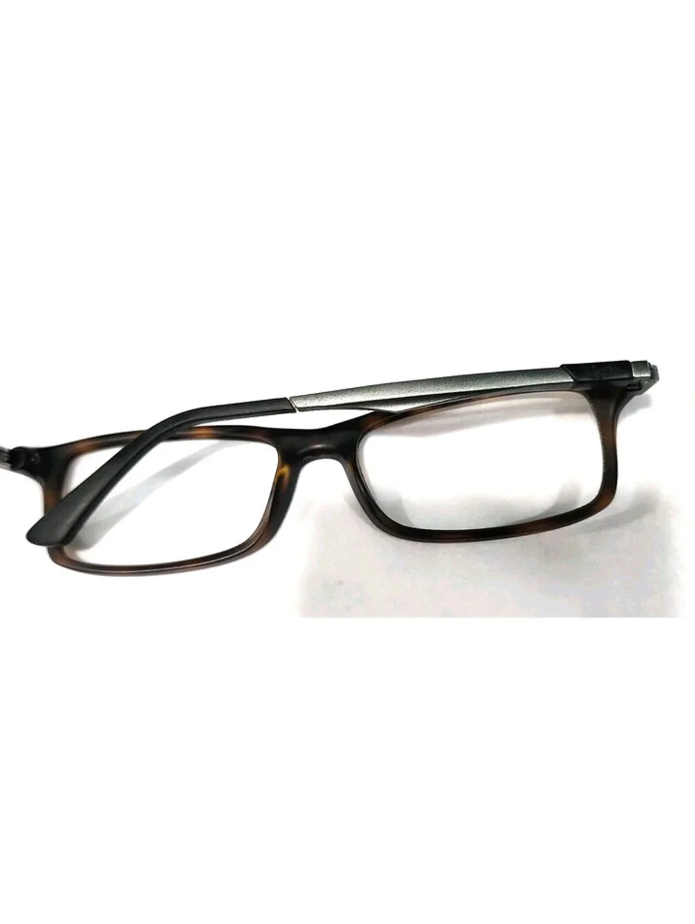 Ray Ban RB7017 5200 Parts Broken Tortoise Rectangle Eyeglasses 56-17 145